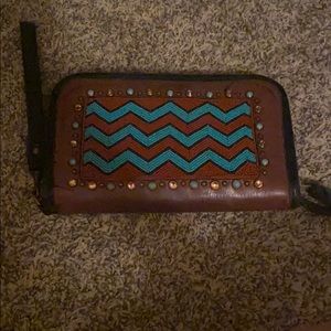 Double J Saddlery Leather Clutch Organizer